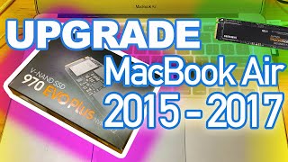 The Last Upgradable Mac How to Upgrade MacBook Air 20152017 Step by Step Process Samsung 1TB SSD [upl. by Ariay]