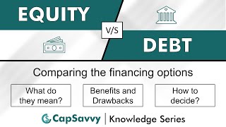 Equity vs Debt Financing  Meaning benefits amp drawbacks choosing the most suitable [upl. by Jasun566]