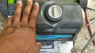 HOW I FIXED MY LOWES GREENWORKS 2000 PSI ELECTRIC PRESSURE WASHER [upl. by Gotthard]