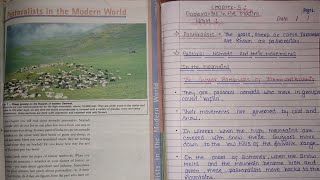 Class 9 History Notes Chapter 5  Pastoralists in the Modern WorldNotes in discription [upl. by Iew587]