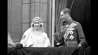 The Queen Mother marries the future King George VI at Westminster Abbey [upl. by Gilberto]