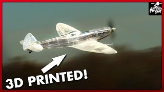 3D Printed Monster Spitfire  FLITE TEST [upl. by Tsepmet]