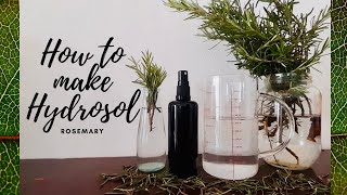 How to Make Hydrosol Rosemary [upl. by Anerda]