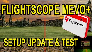 Flightscope Mevo Plus  SETUP UPDATE  7ft or 8ft  Golf Simulator TEST [upl. by Weitzman]