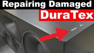 How To Repair Damaged DuraTex Speaker Coating [upl. by Carrol]