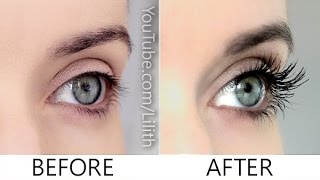 How to grow lashes naturally ✿ DIY for longer thicker fuller eyelashes [upl. by Vivyan]