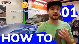 FIRST TIMERS GUIDE TO VINYL WRAPPING A CAR  Tips amp Tricks PART 1 [upl. by Ainolopa]