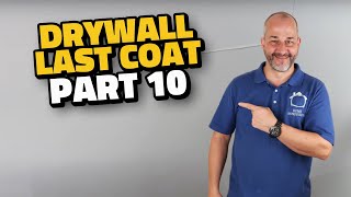 Complete Drywall Installation Guide Part 10 Final Coat [upl. by Carpio151]