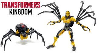 Transformers Kingdom Deluxe Class Blackarachnia Review [upl. by Weathers]