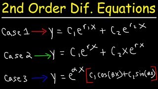 Second Order Linear Differential Equations [upl. by Ilram]