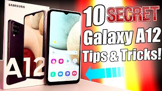 10 SECRET Samsung Galaxy A12 Features You Must Know [upl. by Avika271]