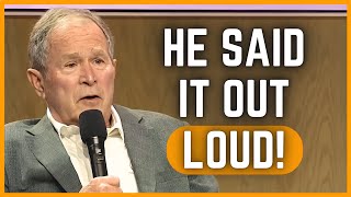 Entire Crowd STUNNED as George Bush Says The Truth About IsraelPalestine Conflict [upl. by Marilin142]