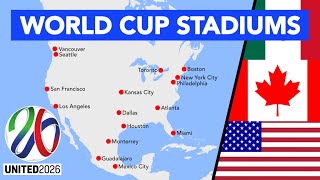 FIFA World Cup 2026 Stadiums [upl. by Amandie890]