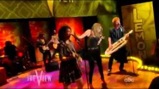 Lemonade Mouth LIVE quotDeterminatequot on The View 61011 [upl. by Novart354]