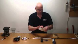 How To Assemble a Custom Golf Club Part 6  How To Install Ferrule amp Epoxy Golf Shaft On Clubhead [upl. by Milewski]