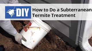 How To Do a Subterranean Termite Treatment [upl. by Etom]