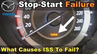 istop Warning Light On In Mazda  How To DIY Fix  Step By Step Instructions [upl. by Alak350]