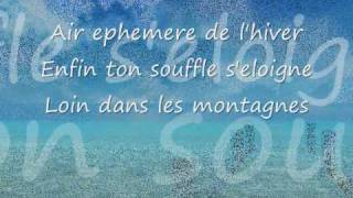 Caresse sur LOcean Lyrics [upl. by Latsyrcal]