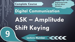 Amplitude Shift Keying ASK Basics Definition Waveform Bandwidth Modulation and Demodulation [upl. by Ahsinehs]