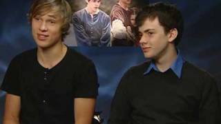 The Chronicles Of Narnia Prince Caspian Skandar Keynes and William Moseley Video Interview [upl. by Anton144]