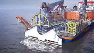 Cable laying vessel Nexus [upl. by Kinnard]