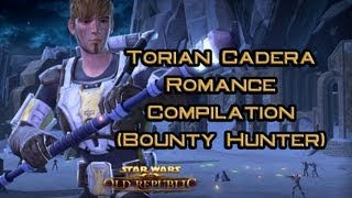 SWTOR Torian Cadera Romance Compilation Bounty Hunter [upl. by Anid]