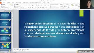 Los saberes del docente y el desarrollo profesional [upl. by Sukramaj]