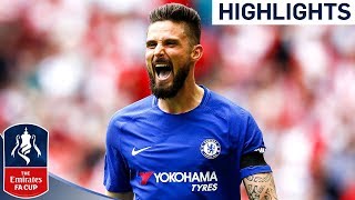 Chelsea 20 Southampton  Great Solo Goal by Giroud Sends Chelsea to Final  Emirates FA Cup 1718 [upl. by Apgar101]