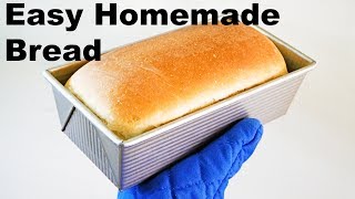 How to make Homemade Bread  EASY Recipe [upl. by Notgnilra]