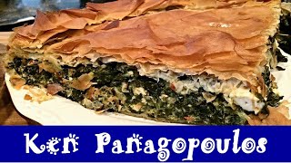 Spanakopita  Greek Spinach Pie Recipe  Σπανακόπιτα [upl. by Royden]