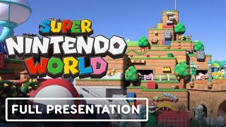 Super Nintendo World  Official Tour with Shigeru Miyamoto [upl. by Ellene]