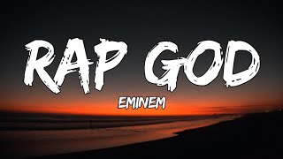 Eminem  Rap God Lyrics [upl. by Ilecara847]