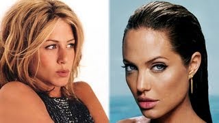 Jennifer Aniston vs Angelina Jolie Hollywood Showdown [upl. by Gnilrac314]