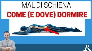 Mal di schiena come e dove dormire [upl. by Winfrid45]