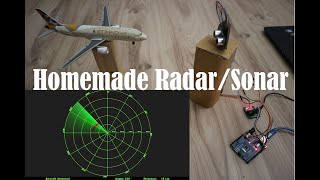 Homemade 360 degree RadarSonar with Arduino [upl. by Bega]