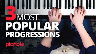 The Three Most Popular Chord Progressions Full Piano Lesson [upl. by Fu]