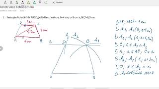 7ročník Konstrukce lichoběžníků 1 [upl. by Eiramoj613]
