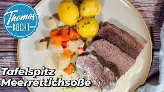 RinderTafelspitz mit Meerrettichsoße zubereiten  Thomas kocht [upl. by Giavani]