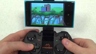 MOGA Pro Controller Windows Phone Tutorial amp Review [upl. by Ahsya]