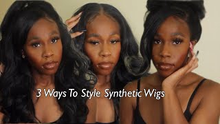 3 STYLES 1 SYNTHETIC WIG 😍  Sensationnel Adanna [upl. by Airotnahs482]