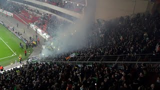 Best of Celtic Glasgow Fan Support  4000 Celtic Fans in Leverkusen  25112021 UEFA Europa League [upl. by Llehcal519]