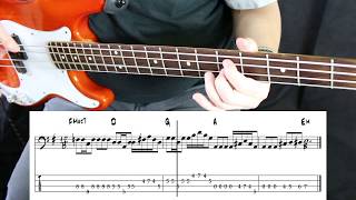 Creedence Clearwater Revival  I Put A Spell On You Bass cover with tabs [upl. by Ainoda]