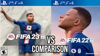 FIFA 23 Vs FIFA 22 PS4 [upl. by Nodaj]