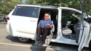 Howto 2020 Toyota Sienna Auto Access Mobility Seat [upl. by Deppy]