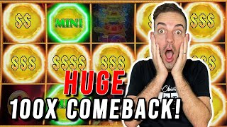 HUGE 100x WINNING COMEBACK BONUS [upl. by Speroni]