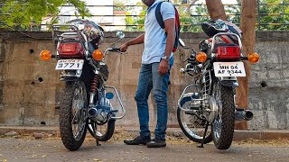 YAMAHA RX100 VS TUNED RX135 Exhaust Sound STOCK MUFFLER 🔥 [upl. by Nomzzaj]