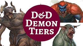 DampD MONSTER RANKINGS  DEMONS pt 1 [upl. by Duer]