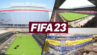 FIFA 23  ALL 12 NEW STADIUMS ✅ [upl. by Silin]