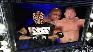 Rey Mysterio Batista Bobby Lashley Vs Finlay William Regal amp Chavo Guerrero 720p HD [upl. by Gokey]