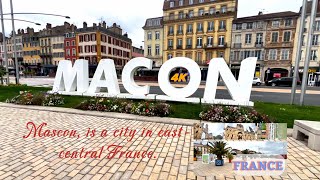 Macon France Travel City4K [upl. by Okechuku]